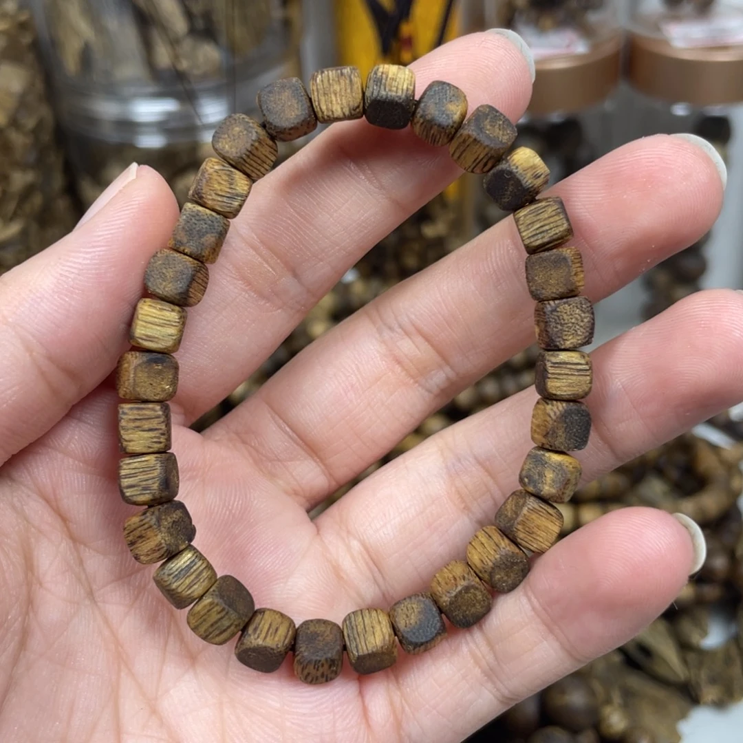 沉香碎屑沉香0.6mm方糖单圈