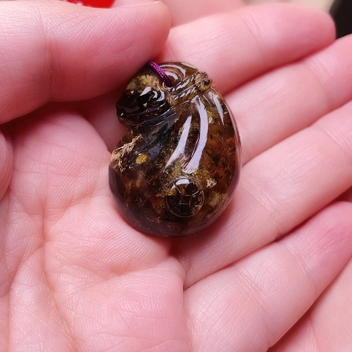 琥珀未镶嵌裸石抚顺琥珀/347