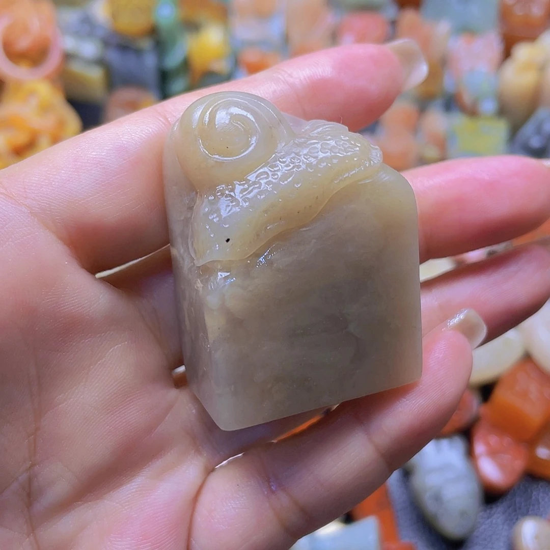 青田石印石纯手工