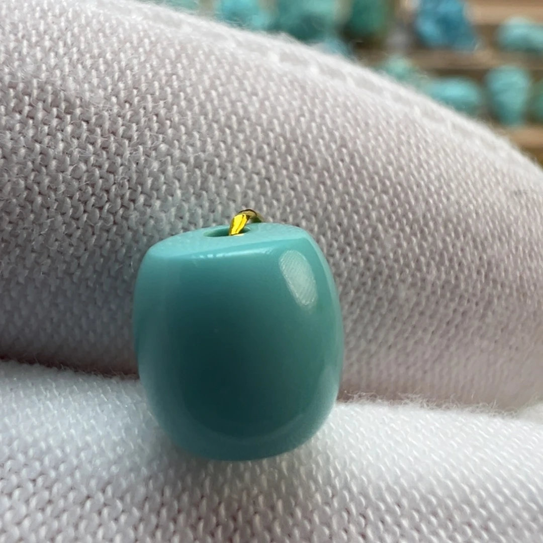 绿松石未镶嵌配饰7.2*7.2