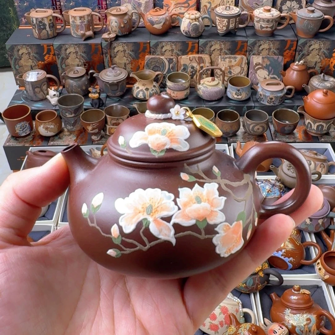 茶壶紫砂150ml原矿精工半手