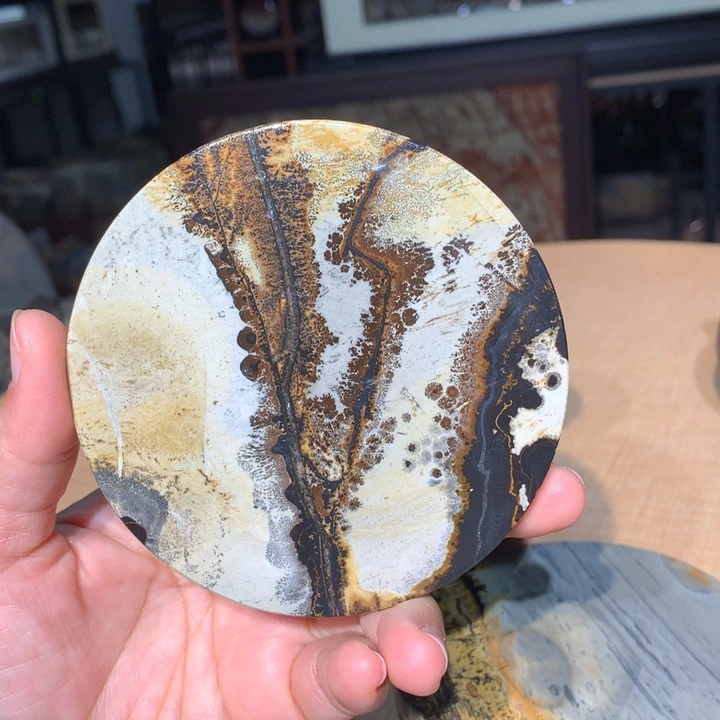 广西国画石摆件，观赏收藏