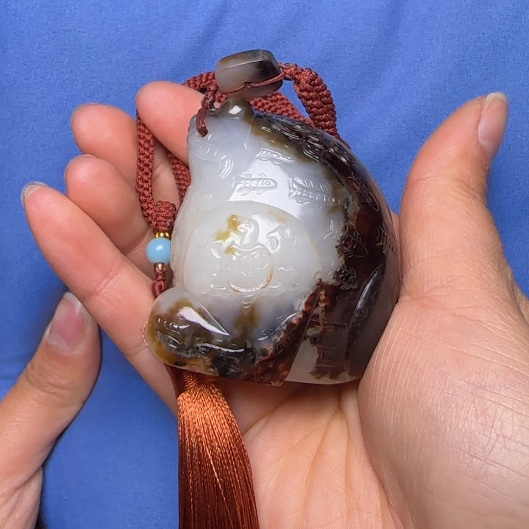 和田玉未镶嵌颈饰润*