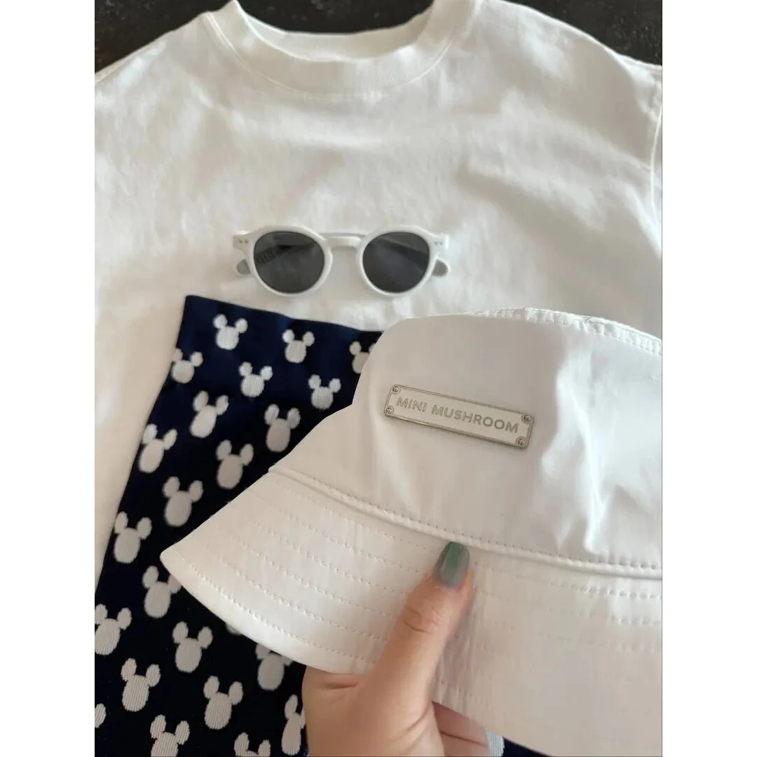 【断码价】 儿童三色渔夫帽四季款百搭防晒