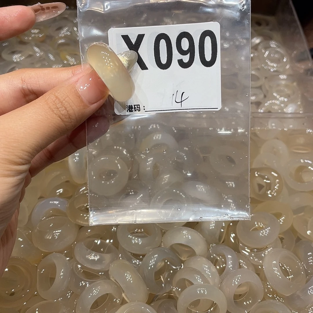 玛瑙/玉髓未镶嵌戒指090