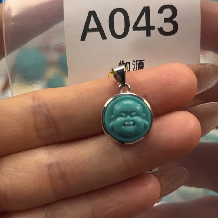 绿松石银S925镶嵌珠宝奇石