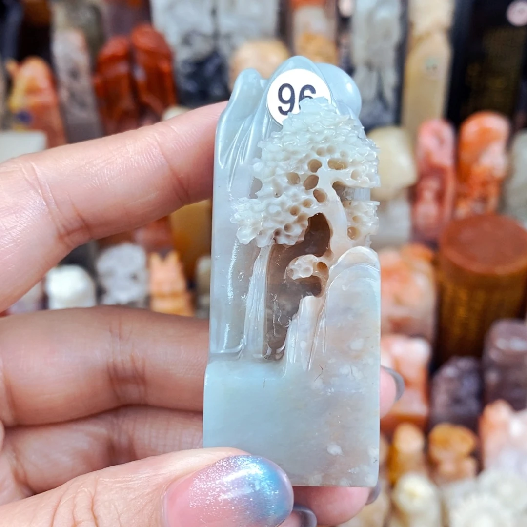 老挝石印石手工篆刻包邮包刻自定义内容