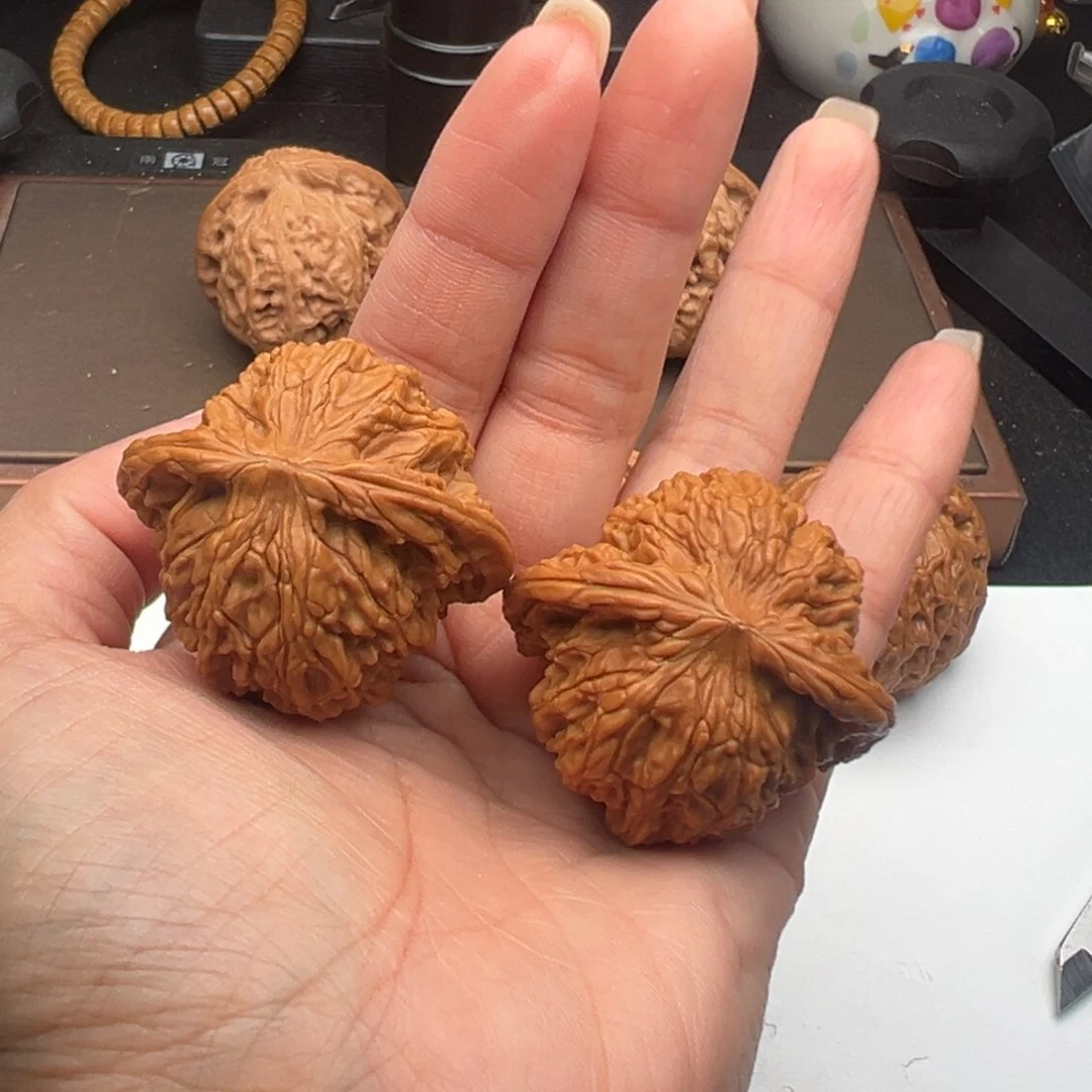 文玩核桃把件磨盘42