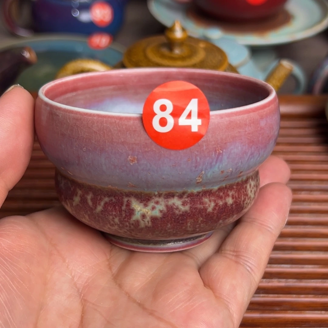 手工制作钧窑茶器