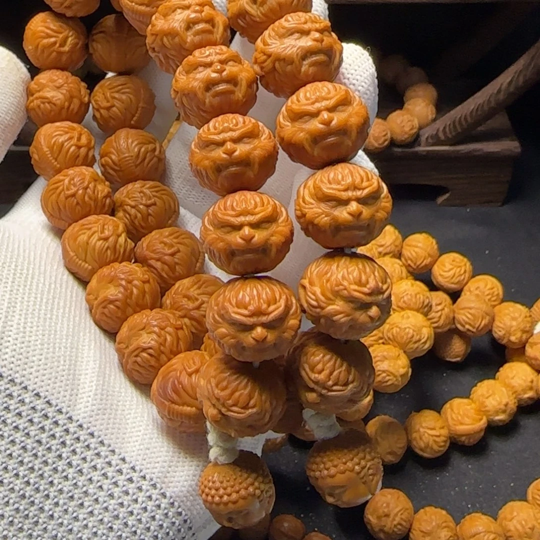 二***p猴头核桃吊坠猴头