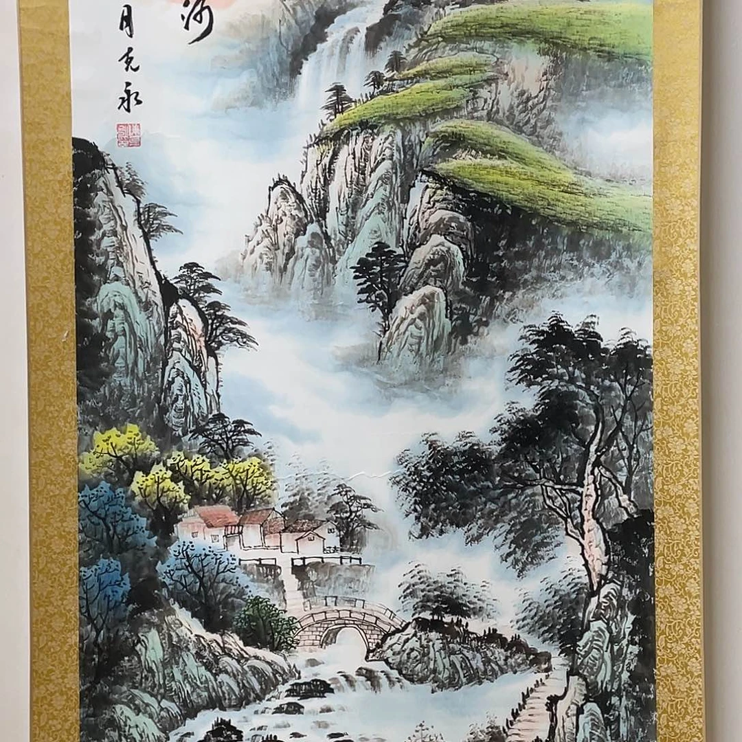 国画老师手笔手绘作品y