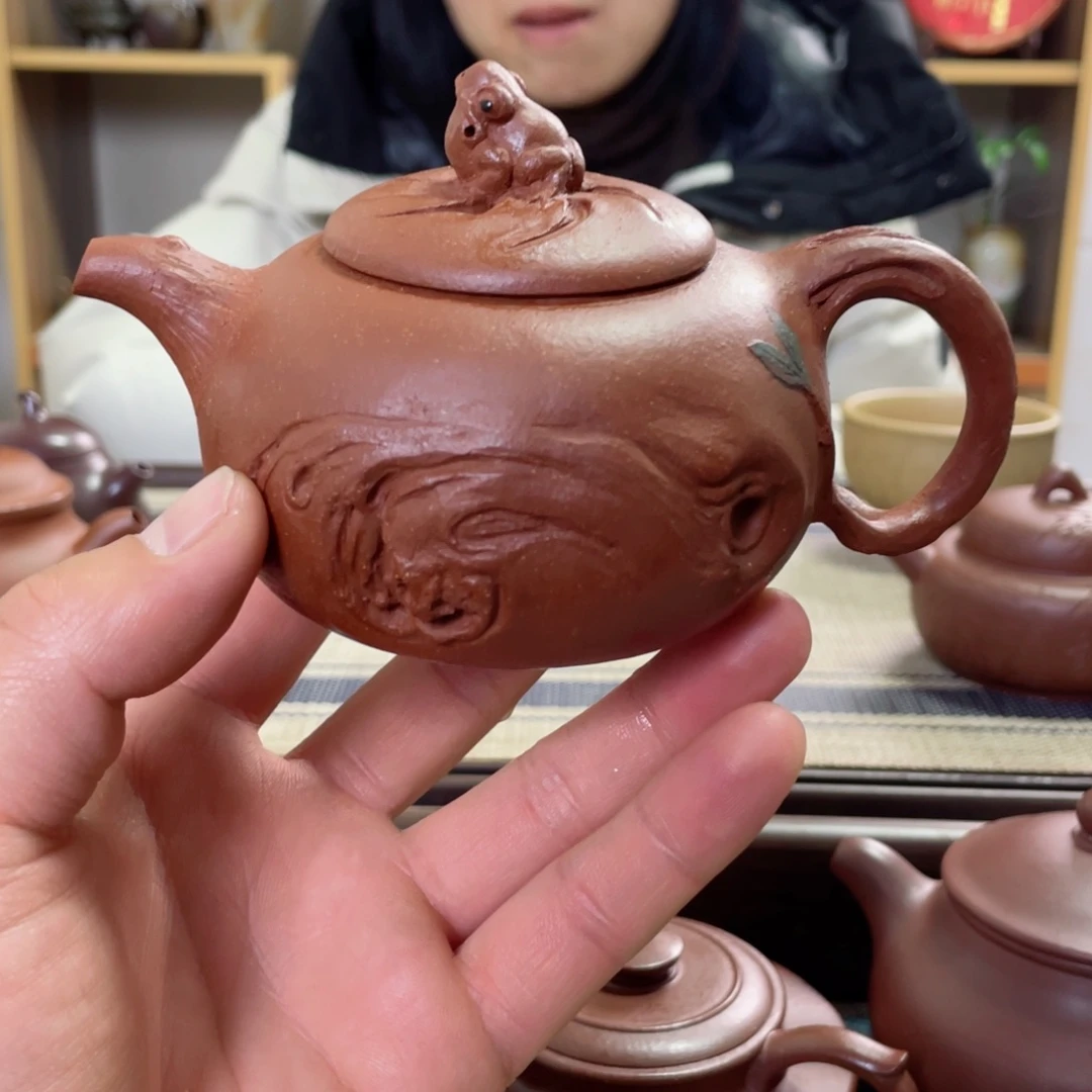 紫砂茶壶金蟾供春