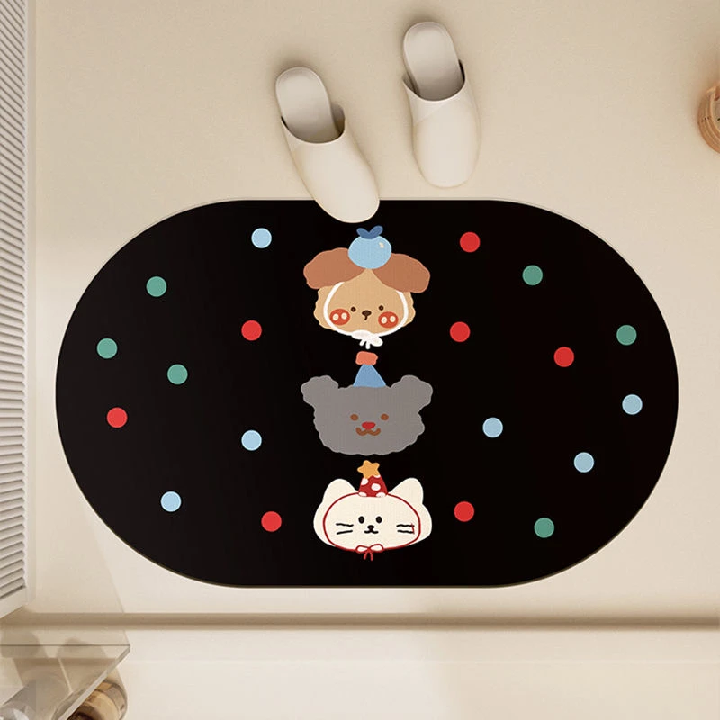 卡通吸水地垫居家好物卫生间浴室洗手间门口防滑地垫