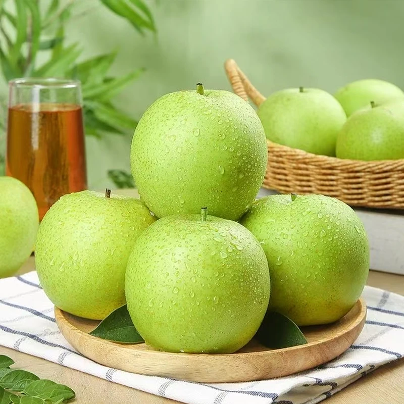 【坏果包赔】安徽砀山青皮皇冠蜜梨4.5斤装香甜多汁多仓发货【DB】