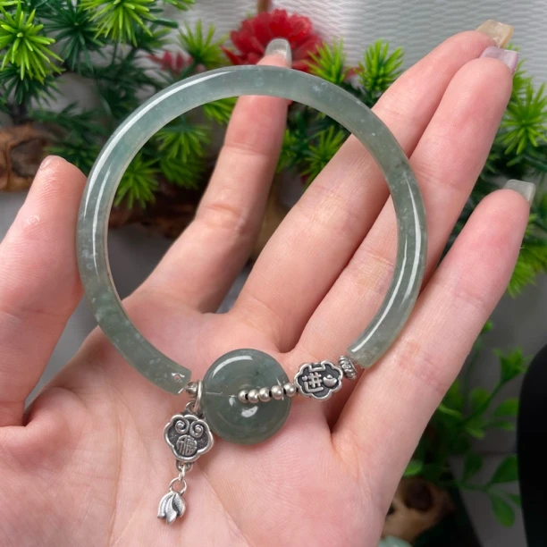 天然纯银饰品 直播间看实物（55-59圈口）