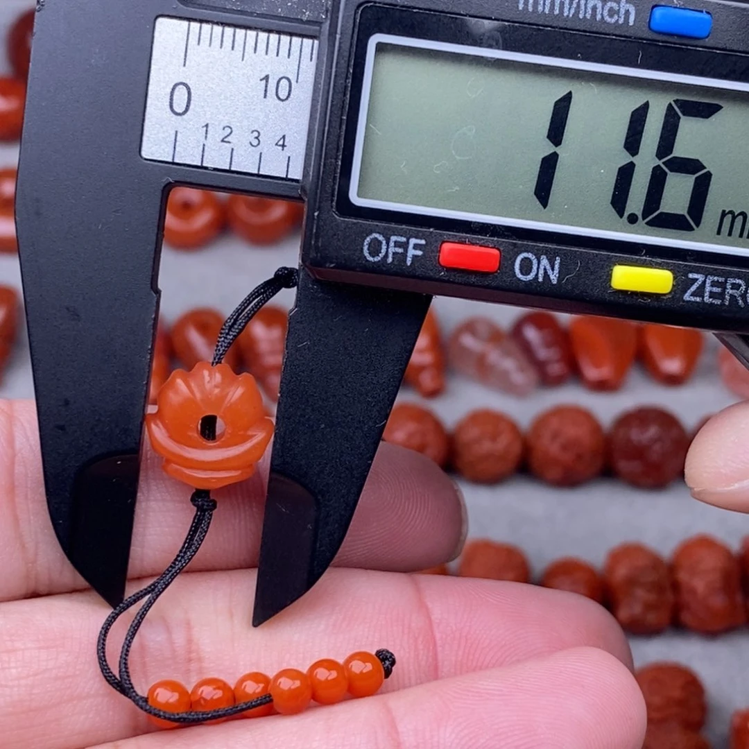 南红玛瑙配饰未镶嵌微瑕清仓