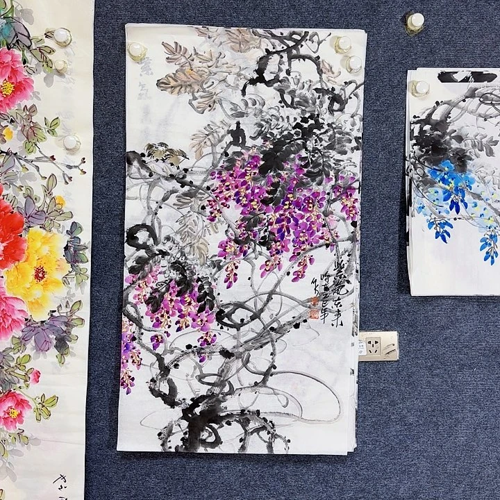 国画国画花鸟画作品