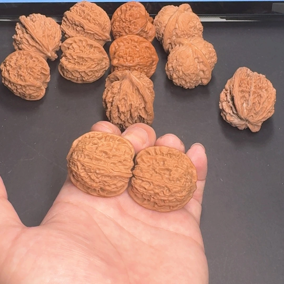 文玩核桃把件35野生霸王全品