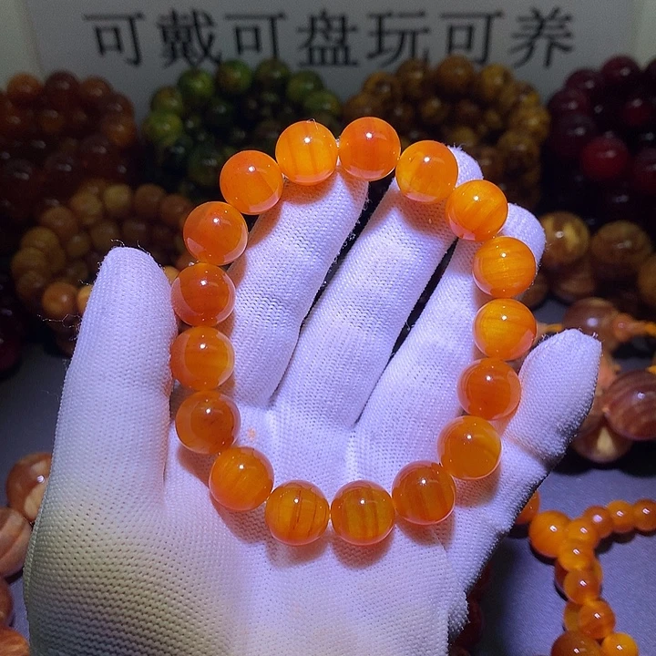 手串/手链松木（琥珀木）1.3 包浆高货