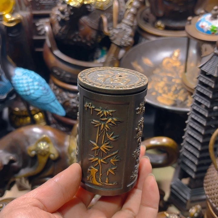 铜器摆件收收藏藏