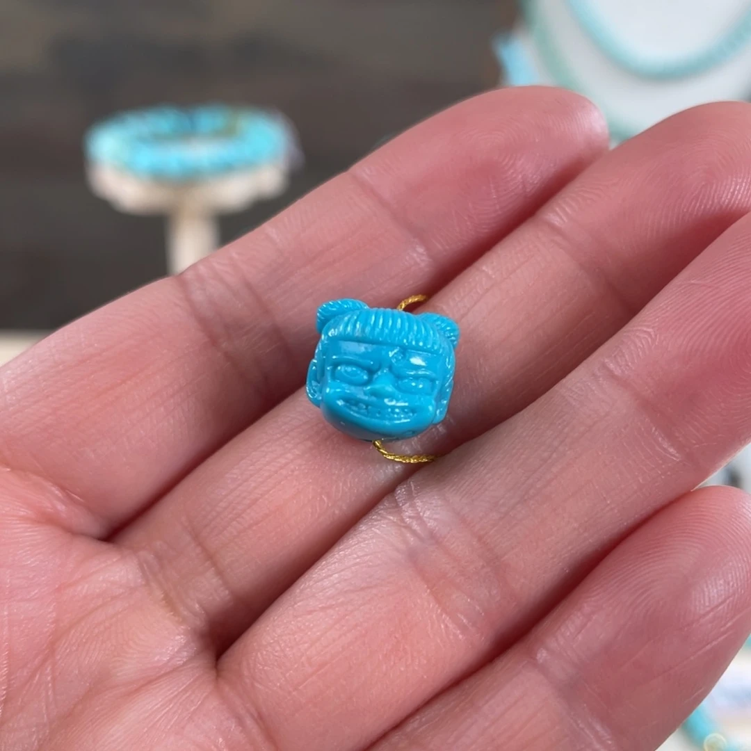 绿松石未镶嵌套链11+精品暴暴蓝哪吒