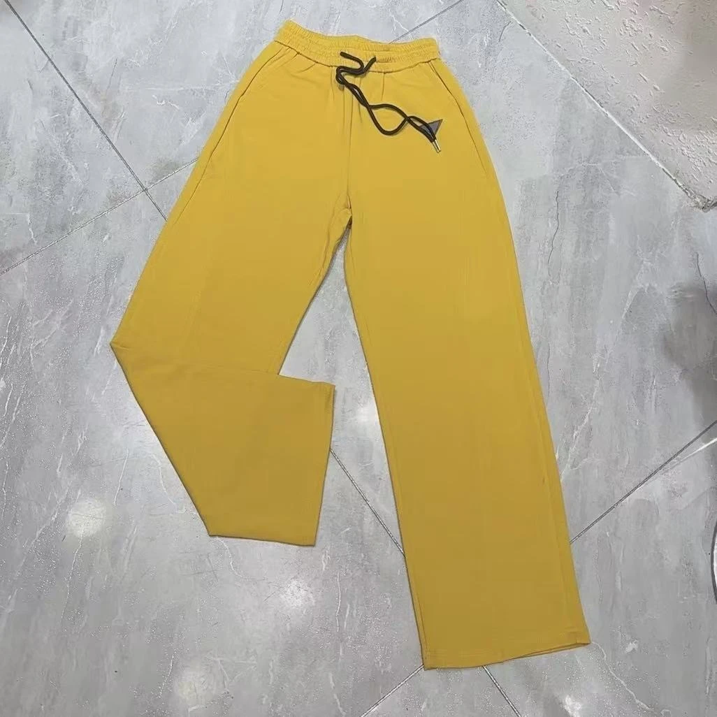 《丽丽家》早春季新款时尚百搭潮流纯色休闲裤显瘦洋气抽绳女士长裤