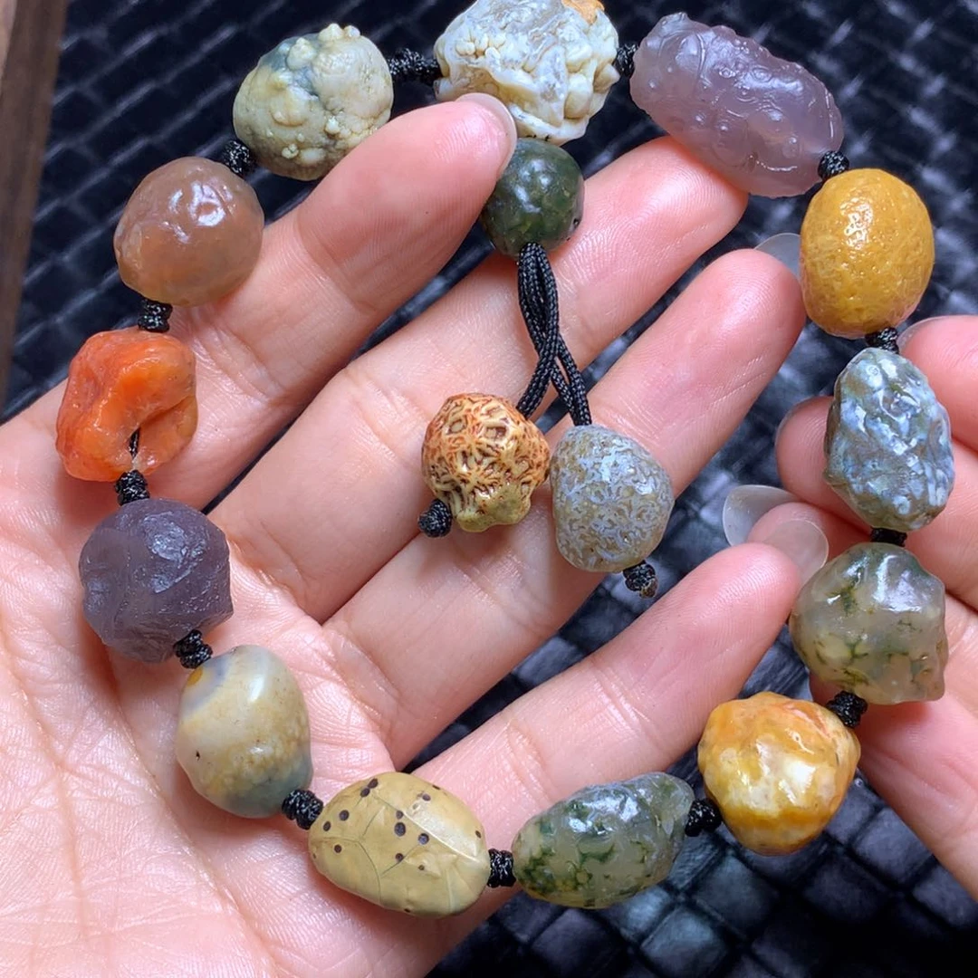 未镶嵌玛瑙/玉髓珠宝半成品