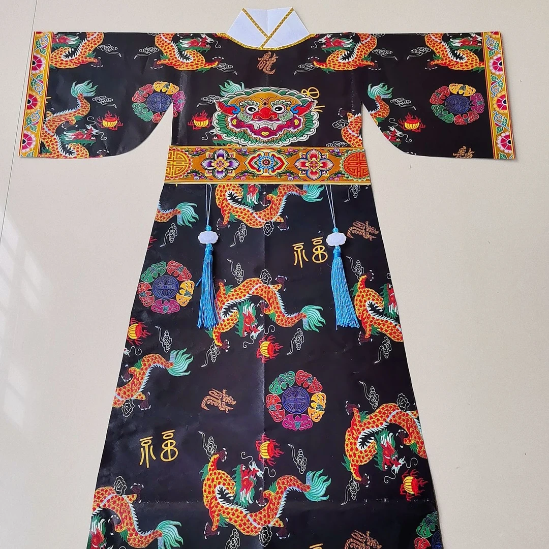 六月六九月九祈福用的纸龙衣纸仙袍