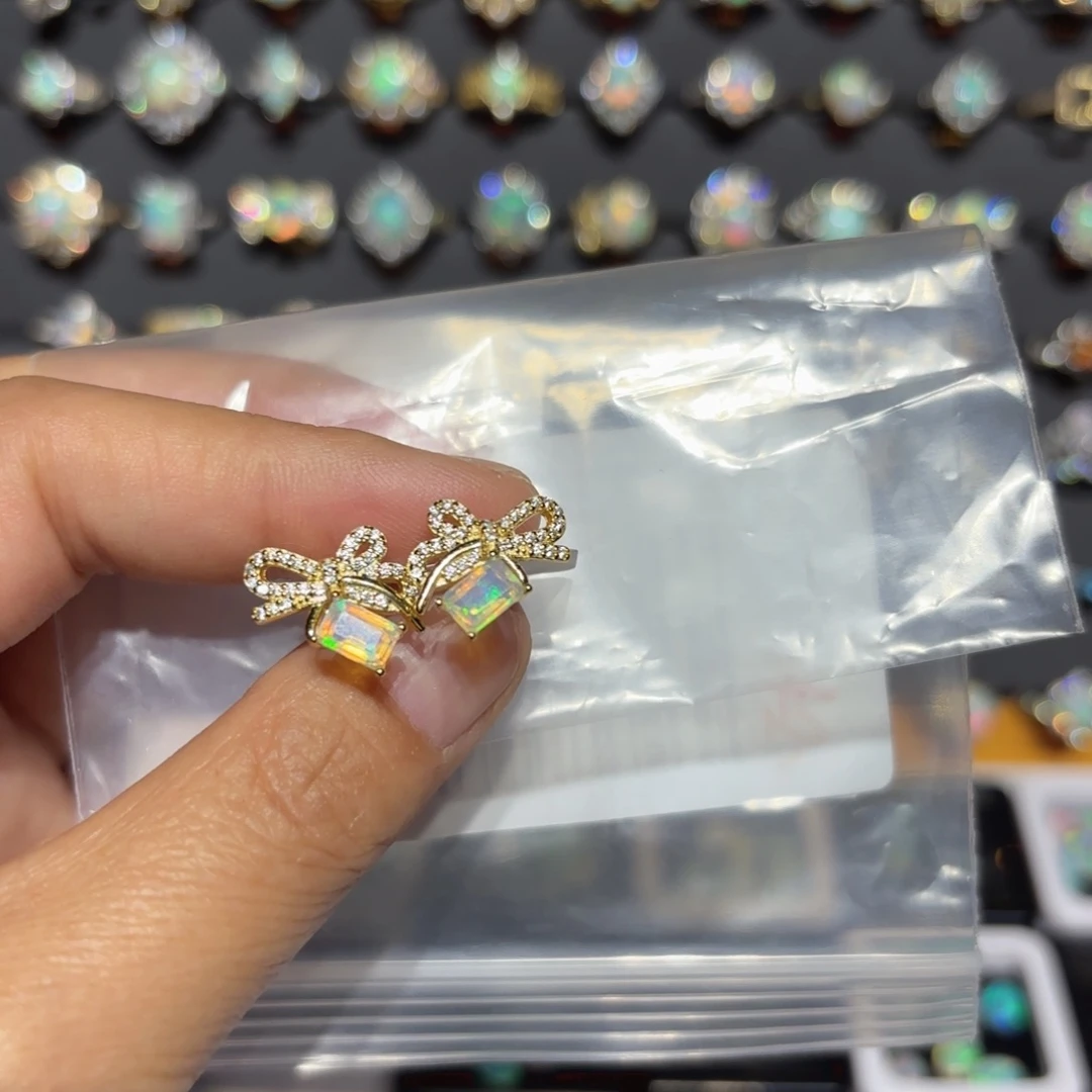 *****欧泊银S925镶嵌戒指