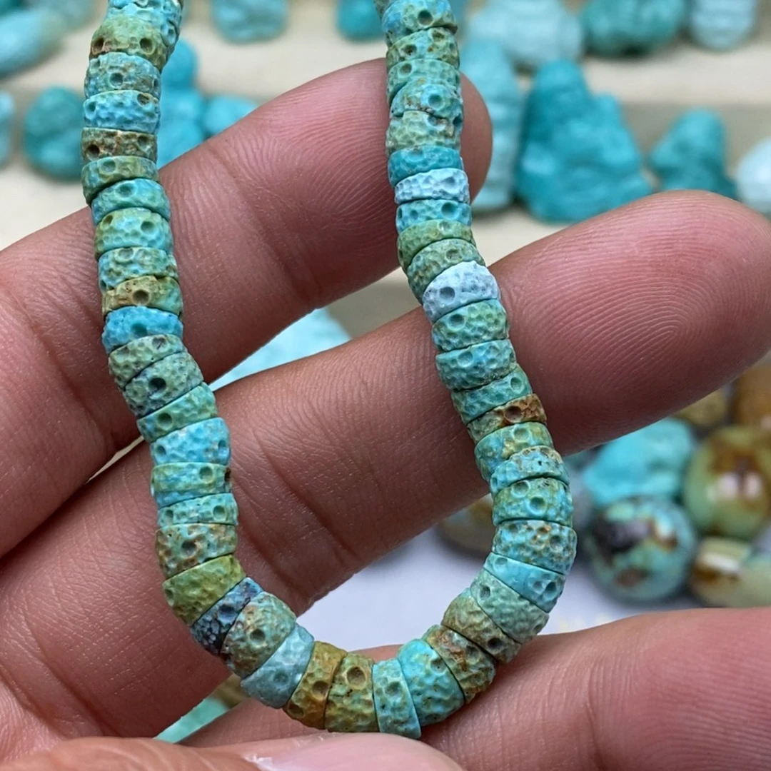 绿松石未镶嵌珠宝半成品