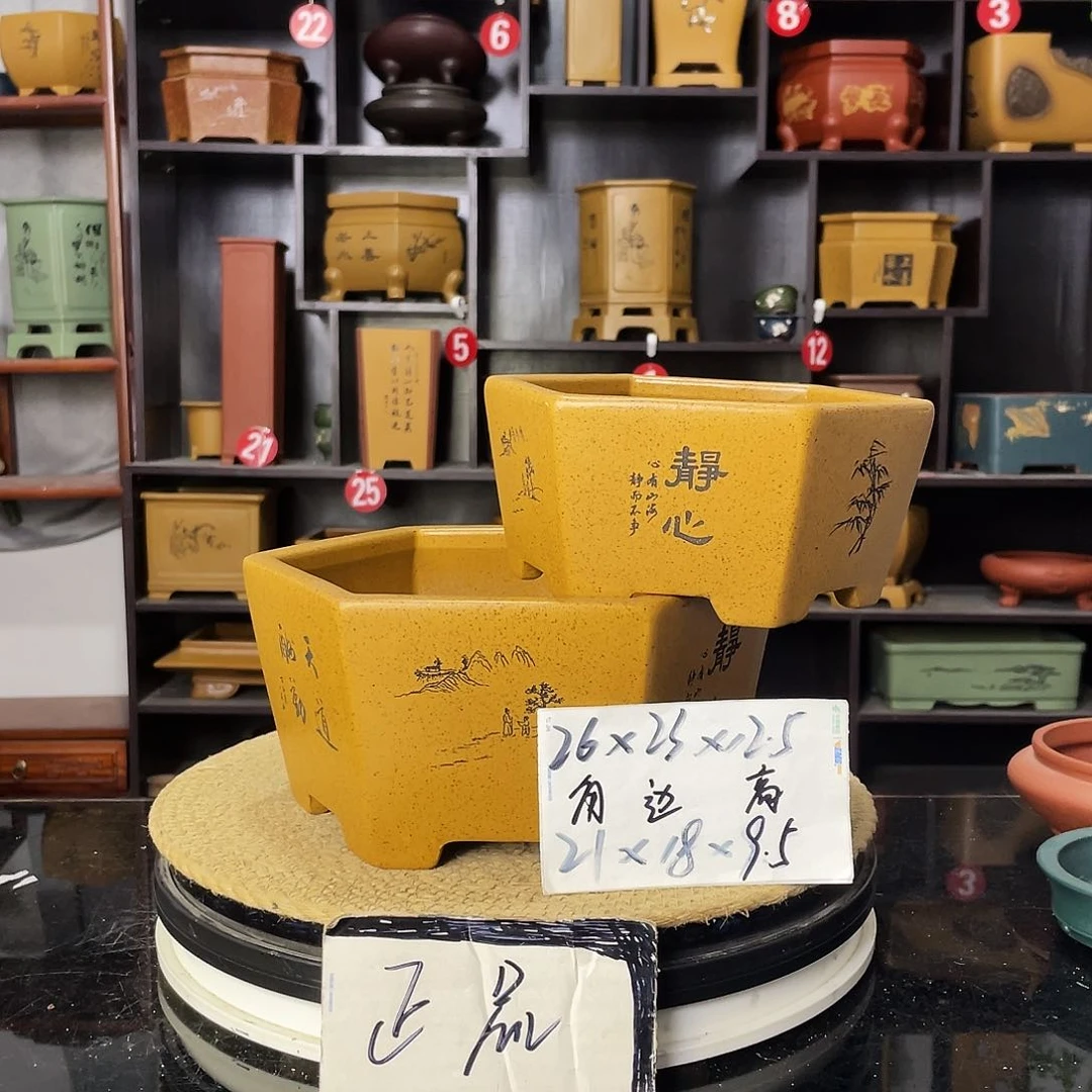 D-盆尚好紫砂花盆