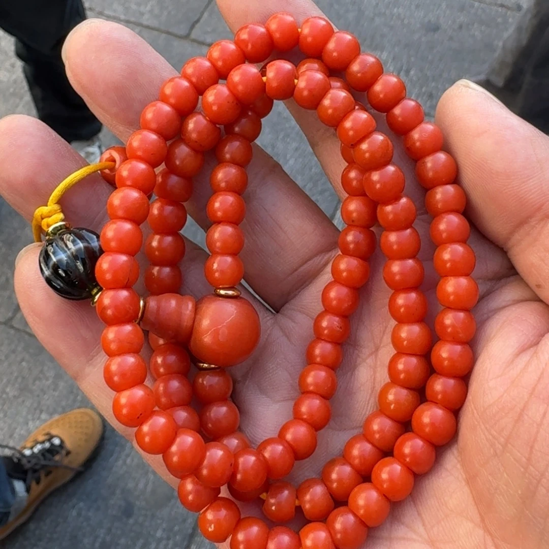 南红玛瑙未镶嵌颈饰