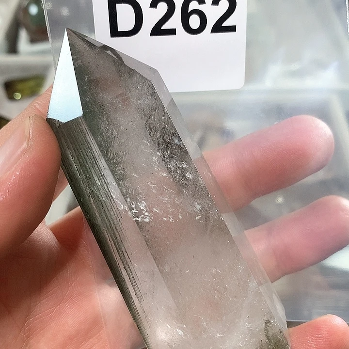 水晶水晶柱子D262未镶嵌拾**上