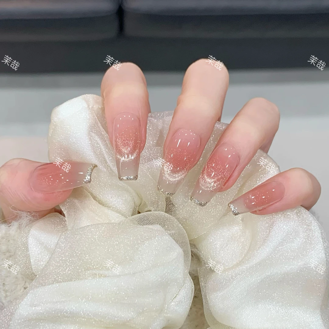 茉哉【璃岛日落】纯手工定制美甲拆卸穿戴甲A3572 A