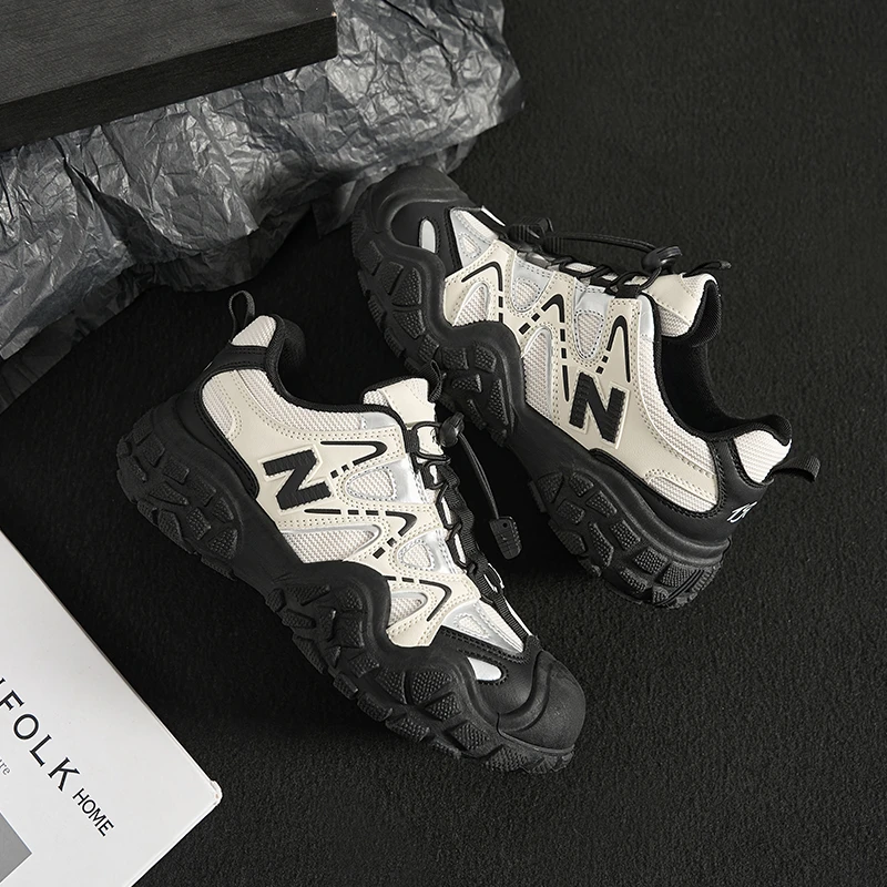 NEW BOLUNE/新百伦四季爆款丑萌鞋百搭ins情侣鞋时尚透气网面潮鞋