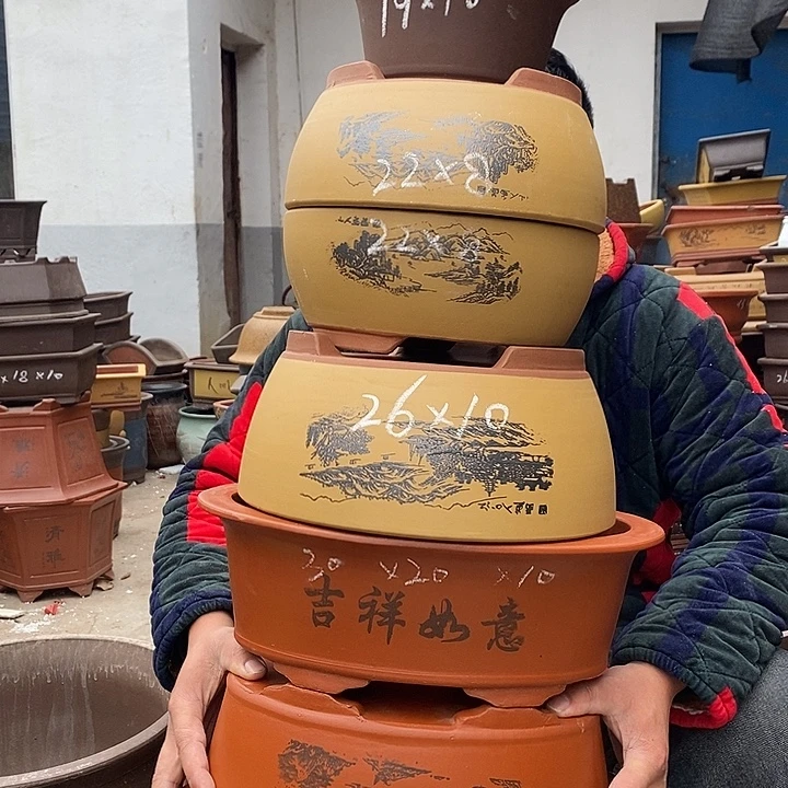 紫砂花盆紫砂艺术