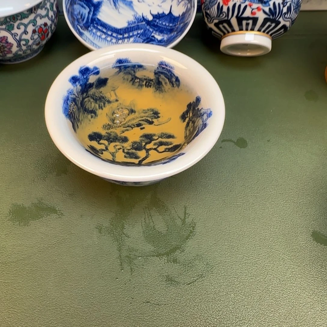 纯手工纯手绘茶具石头50