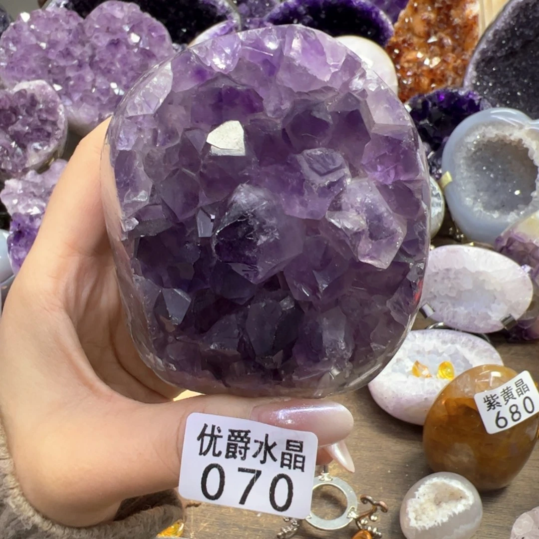 未镶嵌大型摆件（非配饰）紫晶70