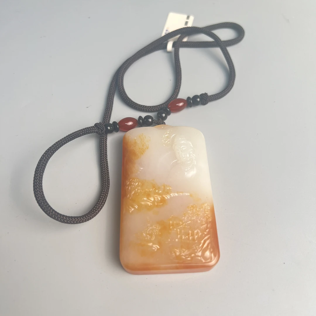 和田玉观音牌（大师证）-M25GD008C58-50