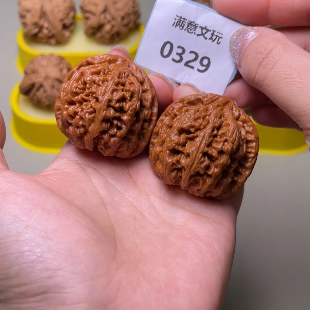 文玩核桃把件粗筋41.0329