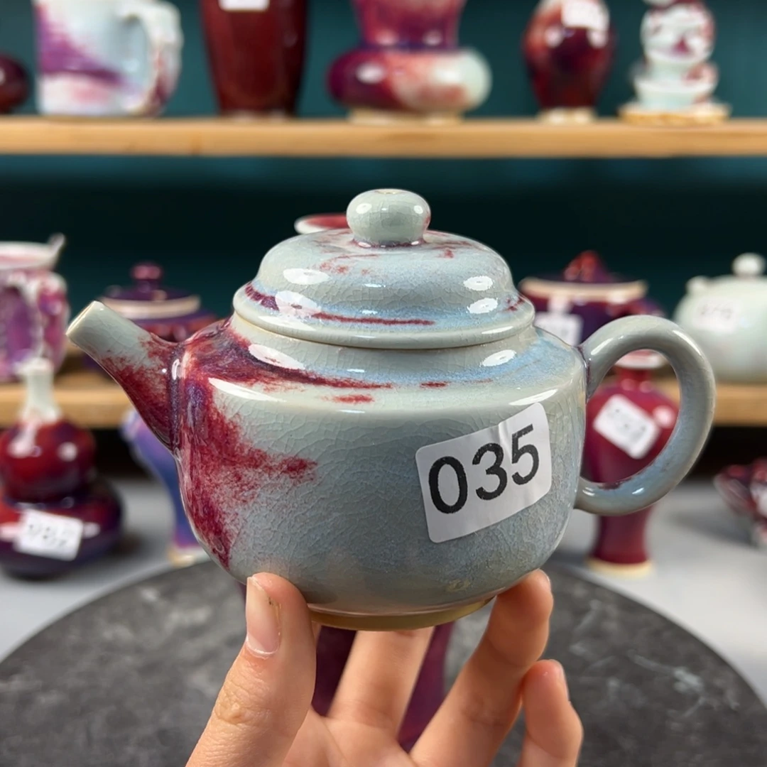 瓷片微瑕壶玉石釉