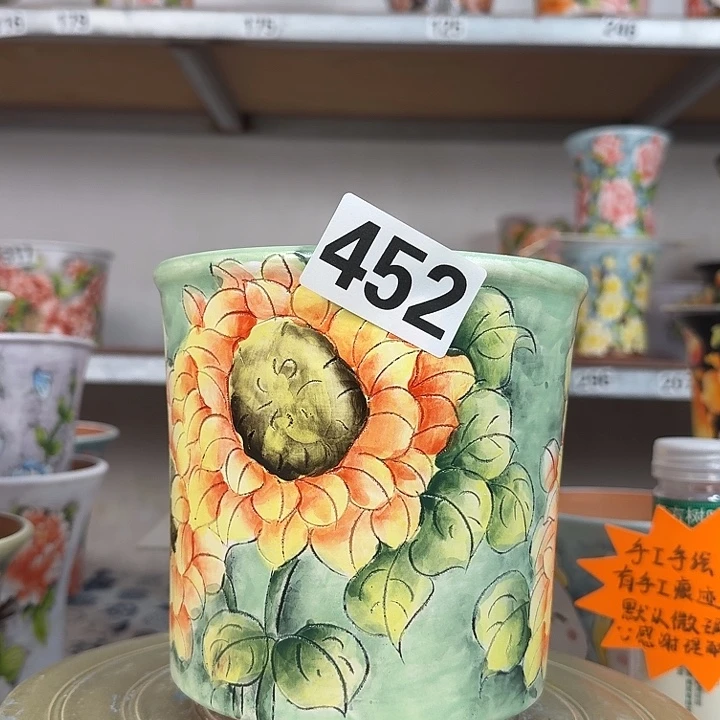 景德镇手绘多肉花盆