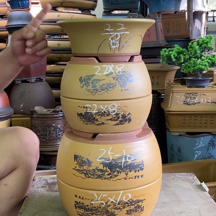 紫砂花盆紫砂紫砂