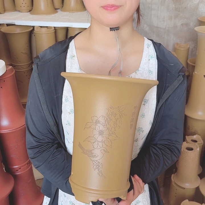 紫砂花盆宜兴紫砂精品花盆