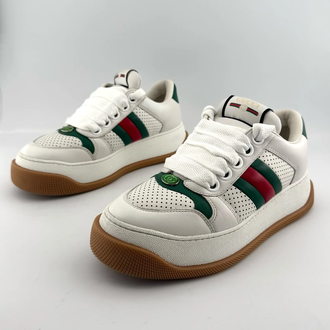 99新 GUCCI/古驰 GUCCI/古驰 38.5码 Screener厚底脏脏鞋 D8878