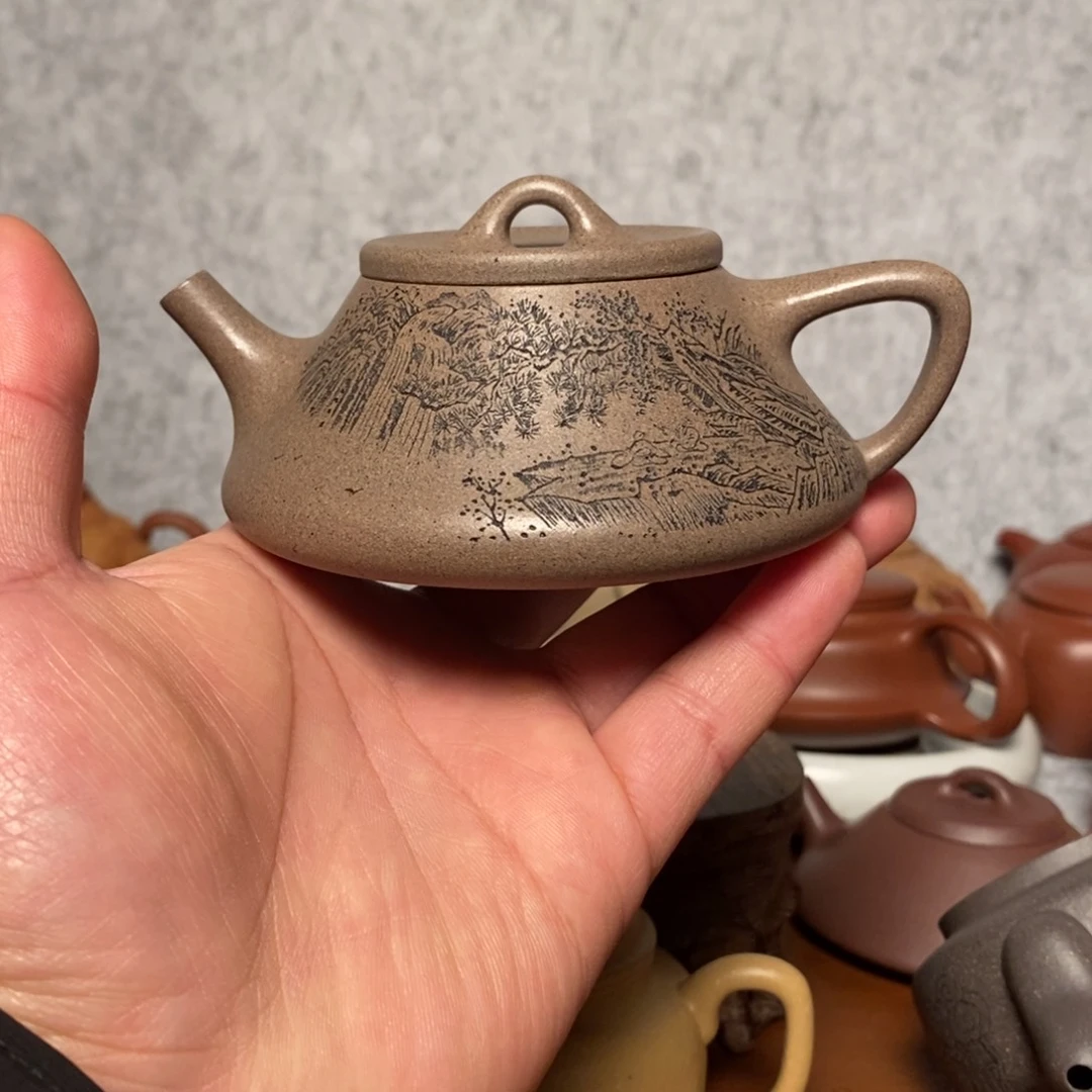 紫砂茶壶自炼零添加青段纳瓢175cc