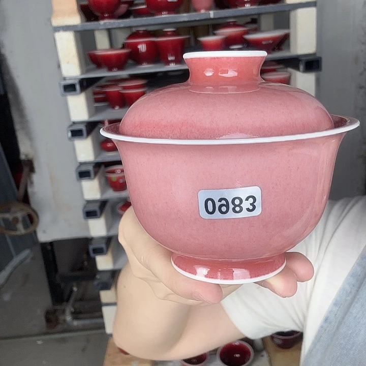 瓷片景德镇郎红陶瓷