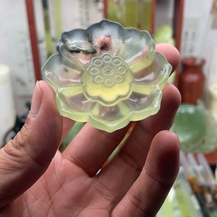 岫玉未镶嵌四大名玉香插