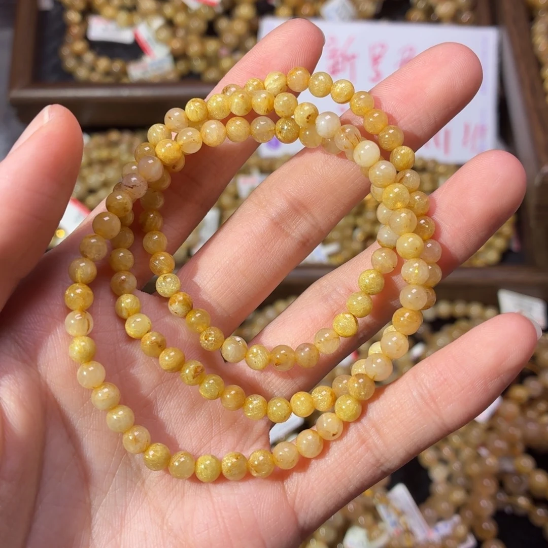 发晶手链未镶嵌4.7