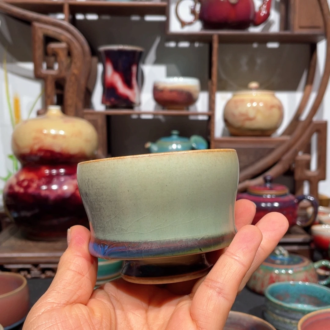 用***8中国神后钧瓷茶器